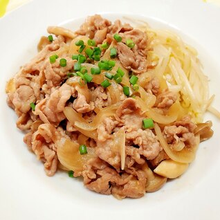 こま切れ肉と合わせダレで簡単！しょうが焼き丼